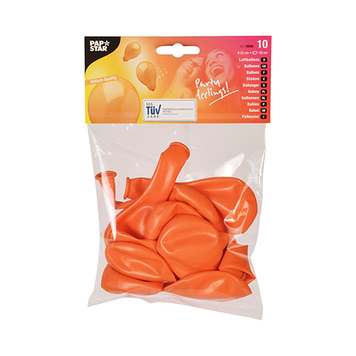 10 Luftballons Ø 25 cm orange 33600 Luftballons Ø 25 cm orange