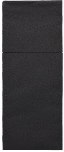 9600 Bestecktaschen, Airlaid 40 cm x 48 cm schwarz "Premium" mit Besteckfalz