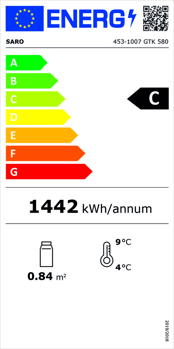 Kühlschrankmit2GlastürenundWerbetafel,ModellGTK580 Kühlschrankmit2GlastürenundWerbetafel,ModellGTK580