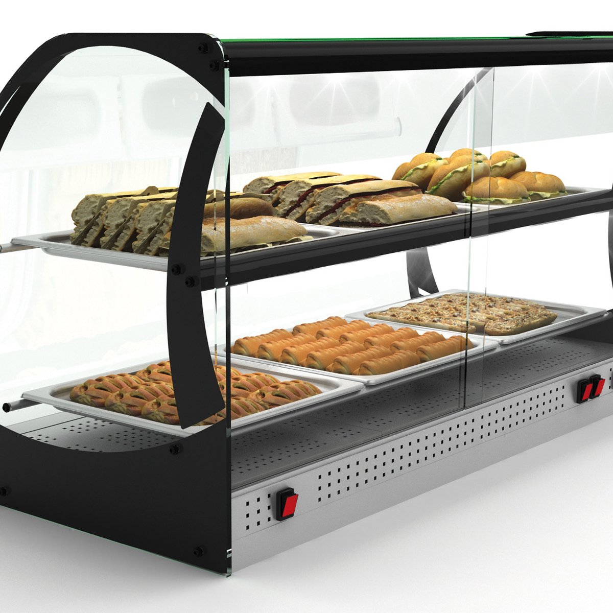 Warmhaltevitrine Honda 6x 2/3 GN x 20 mm