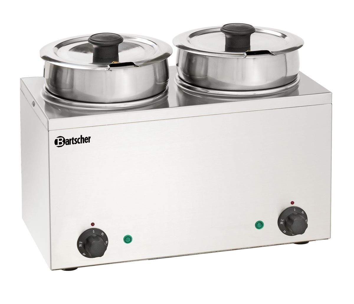 Bain Marie Hotpot, 2x Topf, 3,5 L