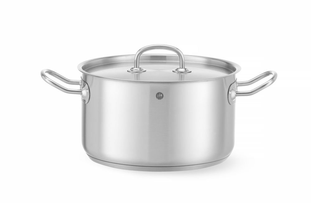 Fleischtopf - mit Deckel, HENDI, Kitchen Line, 6L, ⌀240x(H)135mm