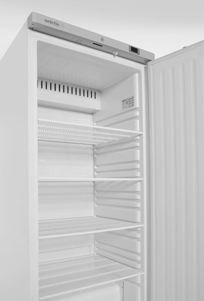 Kühlschrank in weiß lackiertem Stahlgehäuse, Arktic, Budget Line, 769x775x(H)1900mm Kühlschrank in weiß lackiertem Stahlgehäuse, Arktic, Budget Line, 769x775x(H)1900mm
