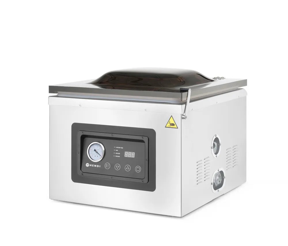 Vakuumkammer-Verpackungsmaschine Profi Line 410, Profi Line, Dichtungsband: 410 mm, 230V/1100W, 510x625x(H)455mm Vakuumkammer-Verpackungsmaschine Profi Line 410, Profi Line, Dichtungsband: 410 mm, 230V/1100W, 510x625x(H)455mm