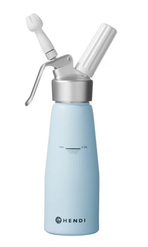 Sahnespender, 0,5L, Pastellblau