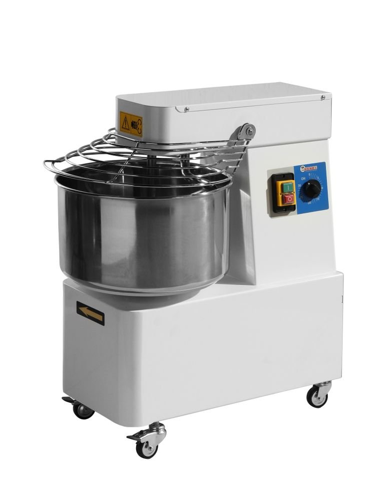 Spiralmischer mit festem Kopf und Schüssel., HENDI, 88 kg/h, 32L, 230V/1100W, 431x740x(H)804mm