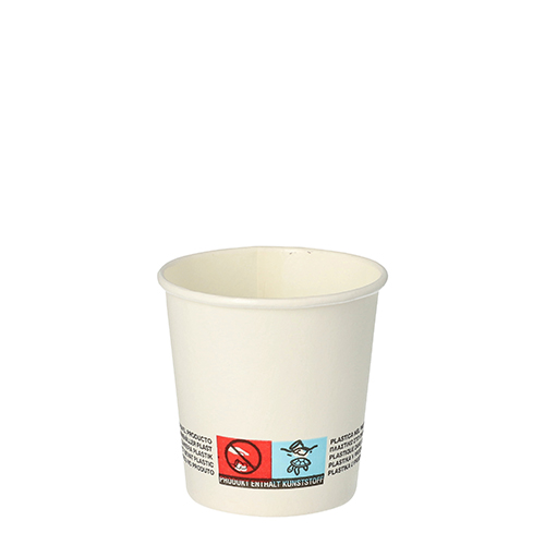 1000 Trinkbecher, Pappe 0,1 l Ø 6 cm · 6 cm weiss 30000 Trinkbecher, Pappe 0,1 l Ø 6 cm · 6 cm weiss