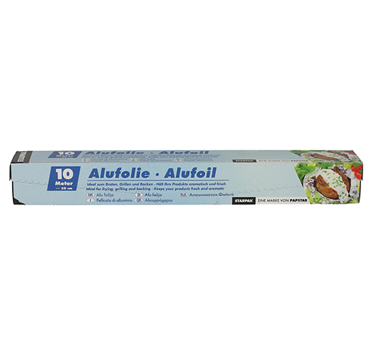1 Alufolie 10 m x 30 cm in Faltschachtel 1512 Alufolie 10 m x 30 cm in Faltschachtel