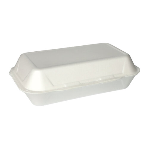 2400 Allzweckboxen mit Klappdeckel, XPS 1800 ml 7,5 cm x 24 cm x 13,3 cm weiss