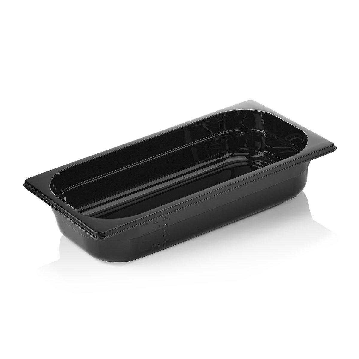 GN Behälter GN 96 BLACK 1/3-065 mm, schwarz, Polycarbonat GN Behälter GN 96 BLACK 1/3-065 mm, schwarz, Polycarbonat
