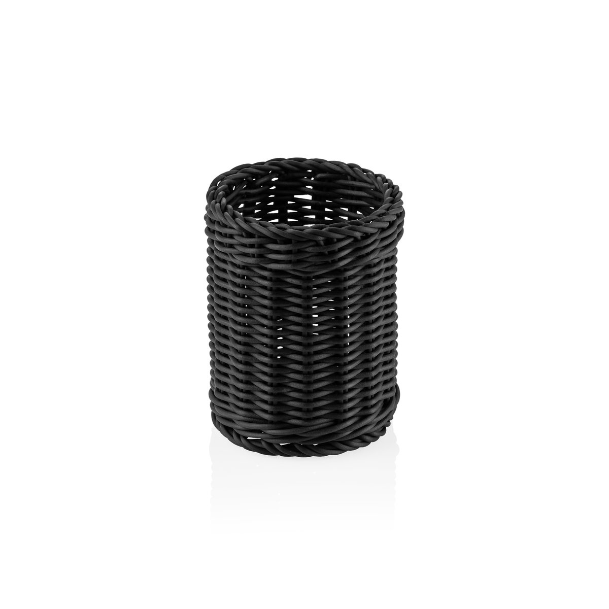 Besteckkorb Ø 12 cm, (H) 15 cm, schwarz