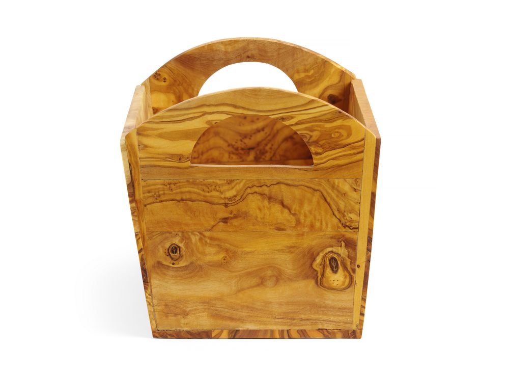 Brotkasten aus Olivenholz, HENDI, 245x198x(H)194mm Brotkasten aus Olivenholz, HENDI, 245x198x(H)194mm