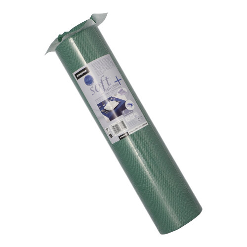 1 Tischläufer, stoffähnlich, Vlies "soft selection plus" 24 m x 40 cm dunkelgrün 112 Tischläufer, stoffähnlich, Vlies "soft selection plus" 24 m x 40 cm dunkelgrün