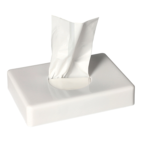 Medi-Inn® Halter 13,3 cm x 9,7 cm x 2,6 cm weiss für Hygienebeutelbox