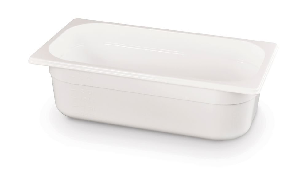 Gastronorm-Behälter 1/3, HENDI, GN 1/3, 4L, Weiß, 325x176x(H)100mm