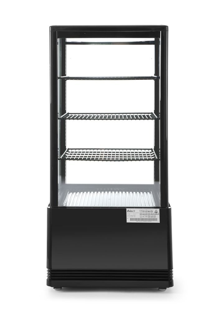 Aufsatz-Kühlvitrine 78 Liter, Arktic, schwarz, 230V/170W, 444x397x(H)940mm