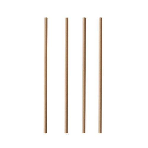 75000 Trinkhalme, Papier "pure" Ø 6 mm · 20 cm braun