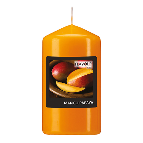 Flavour by GALA Duft-Stumpenkerze Ø 58 mm · 110 mm pfirsich - Mango-Papaya