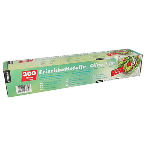 180 Frischhaltefolie 300 m x 45 cm in Faltschachtel