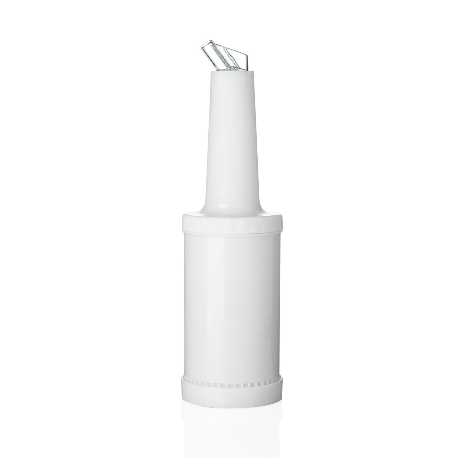 Dosier- und Vorratsflasche 1 L Höhe 32 cm weiss