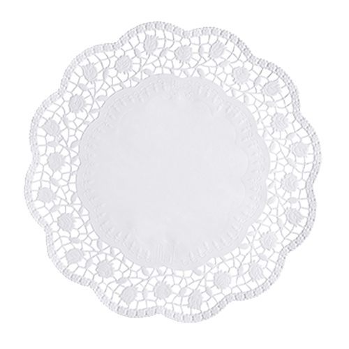 60000 Tortenspitzen rund Ø 32 cm weiss