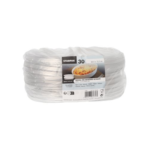 5760 Deckel PET für Schalen oval 1 cm x 13,5 cm x 20,5 cm glasklar "Cella"