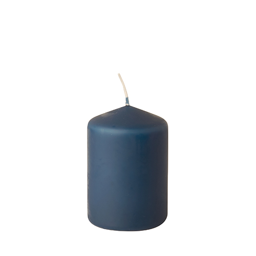 1368 Stumpenkerze Ø 69 mm · 100 mm dunkelblau