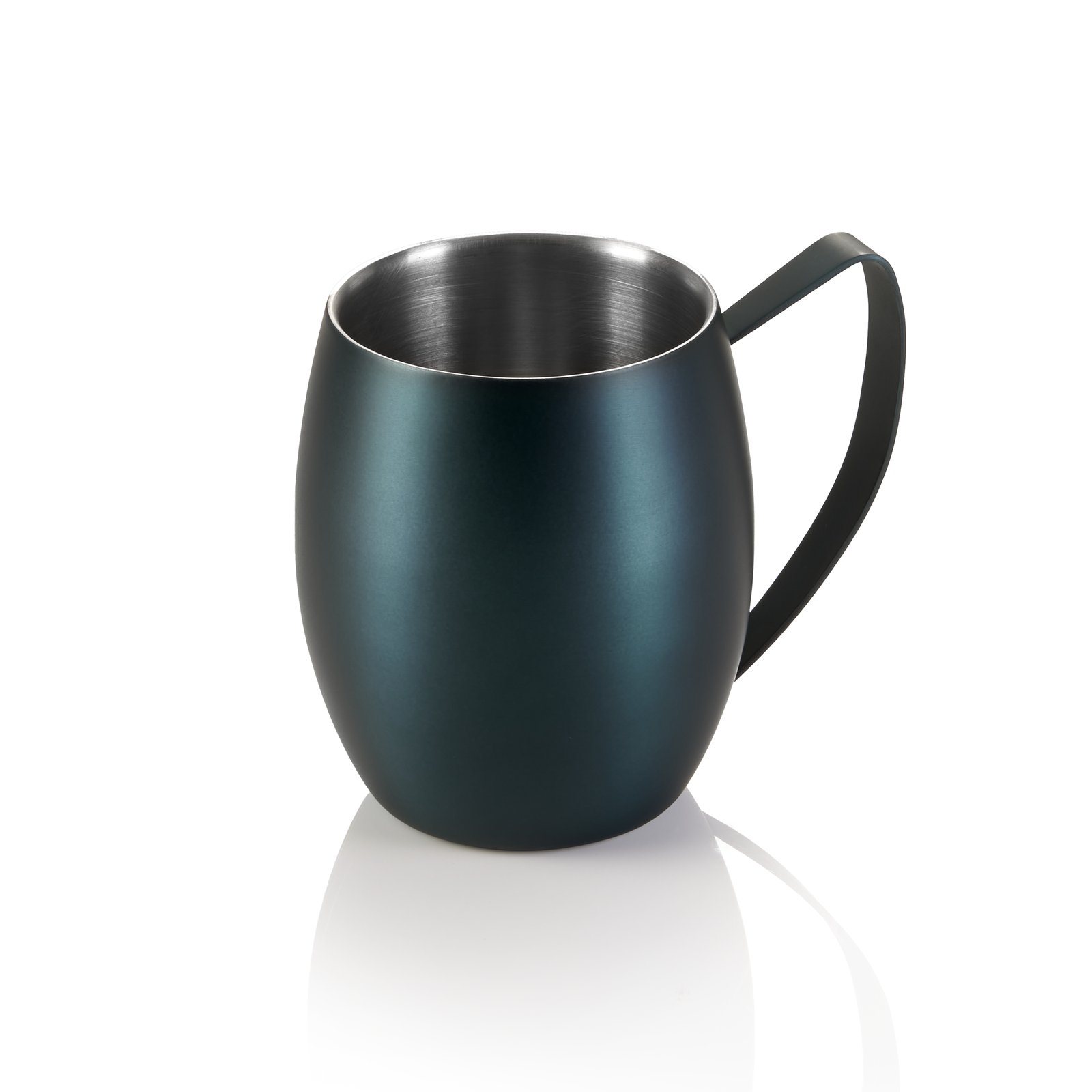 Moscow Mule NOCTURN, 0,38 ltr., Ø 10 cm, Höhe 11,5 cm, blau matt, doppelwandig