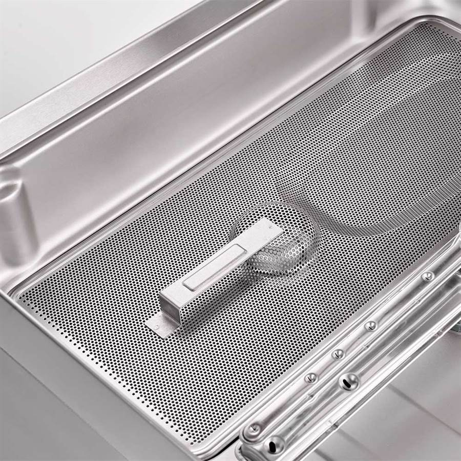 Edelstahl Haubenspülmaschine Aqua H5 mit Klarspülmittel-, Reinigerdosierpumpe sowie Klarspül- und Ablaufpumpe, 3 Spülprogramme