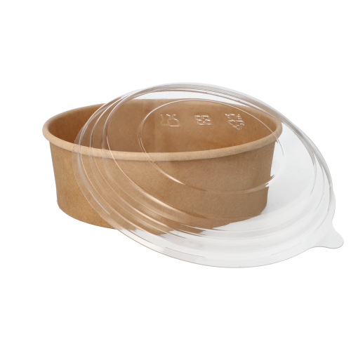 3000 Salatschalen, Pappe rund 500 ml Ø 15 cm · 4,6 cm braun