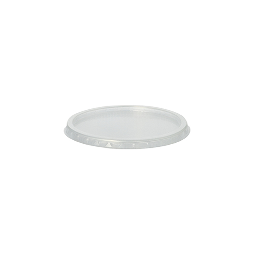 18000 Deckel für Verpackungsbecher, PP rund Ø 10,1 cm · 0,8 cm transparent