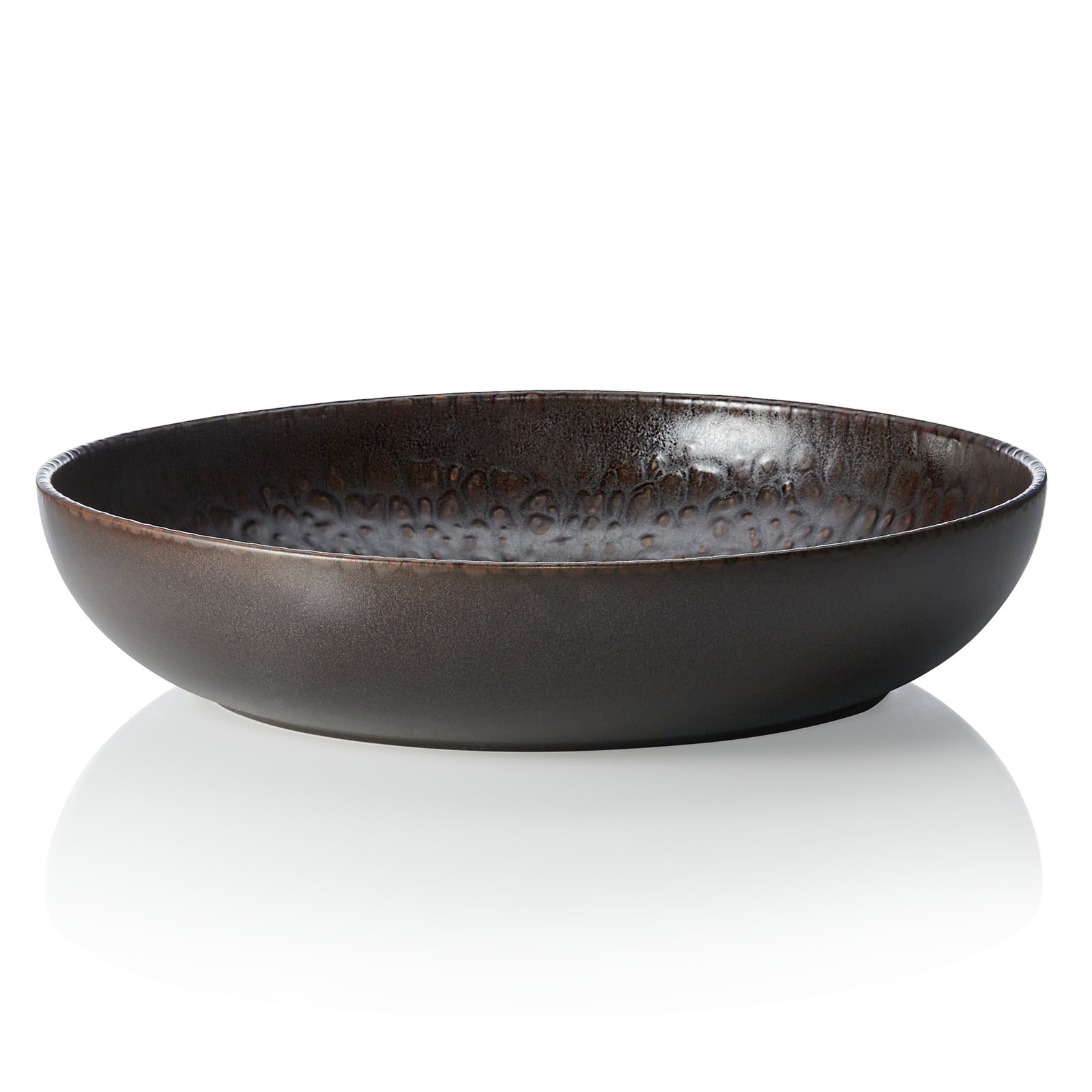 Schale ROCKZZERO, Ø 33 cm, 3 ltr., metallic brown, Steinzeug