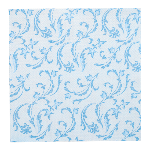 12500 Servietten "ROYAL Collection" 1/4-Falz 40 cm x 40 cm türkis "Damascato"
