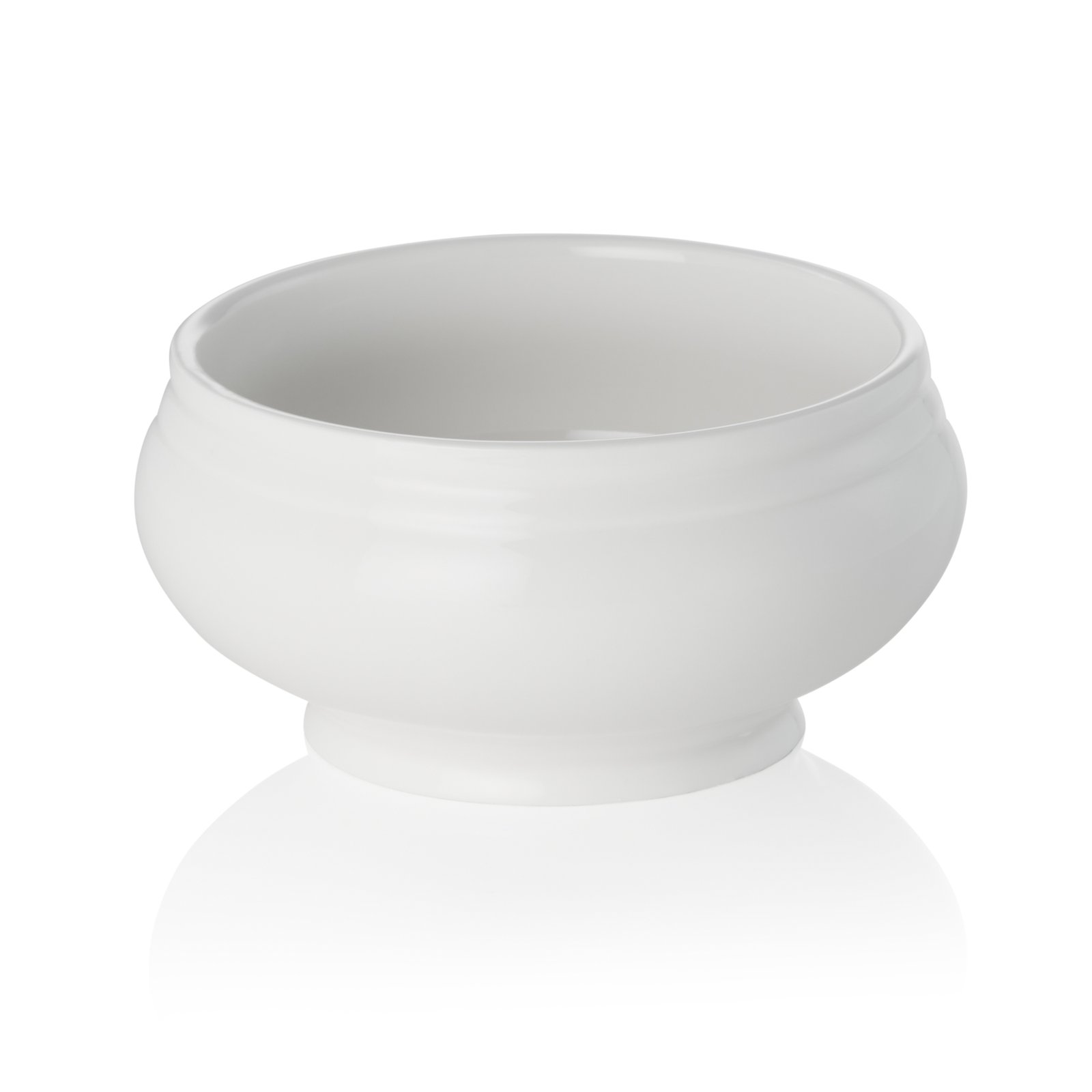 Terrine, 0,5 ltr., Ø 12,5 cm, weiß glänzend, Porzellan Terrine, 0,5 ltr., Ø 12,5 cm, weiß glänzend, Porzellan