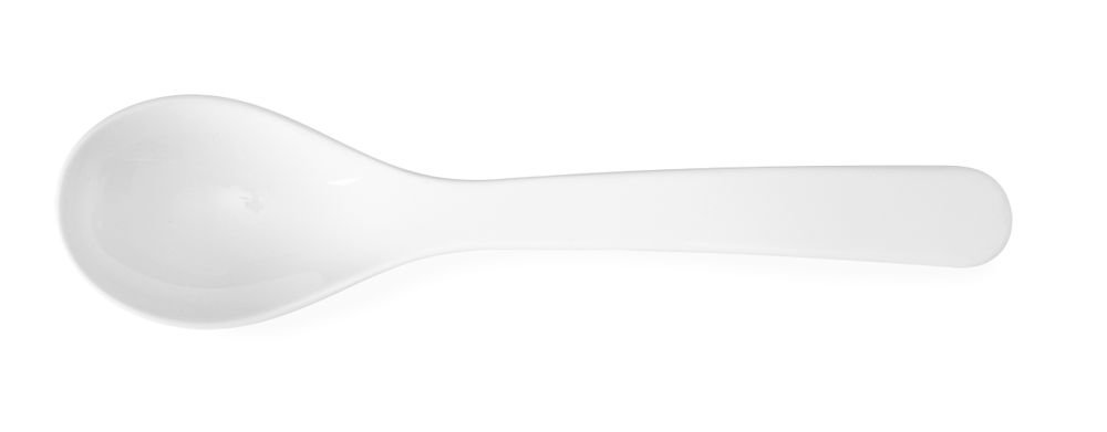 Salatlöffel, HENDI, 0,03L, Weiß, 235x55mm