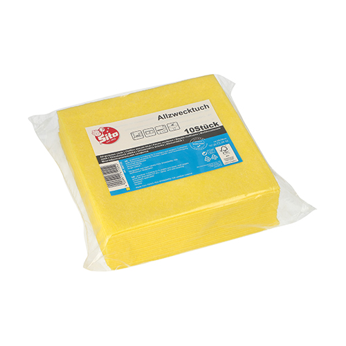 3200 Allzwecktücher 38 cm x 38 cm gelb