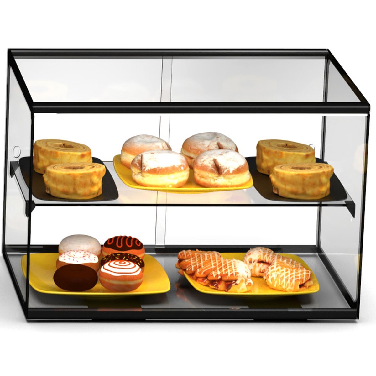 Show-Vitrine Neutral EP36S Display für Lebensmittelpräsentation