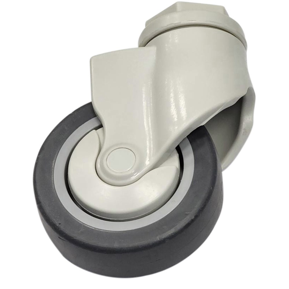 Lenkrolle ohne Bremse für Lagerregale aus Aluminium