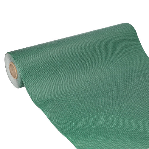 1 Tischläufer, stoffähnlich, Vlies "soft selection plus" 24 m x 40 cm dunkelgrün 112 Tischläufer, stoffähnlich, Vlies "soft selection plus" 24 m x 40 cm dunkelgrün