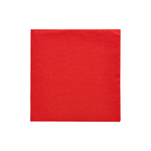 48600 Servietten "DAILY Collection" 1/4-Falz 24 cm x 24 cm rot