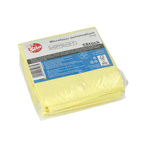 2160 Microfasertücher 32 cm x 32 cm gelb "Profi"