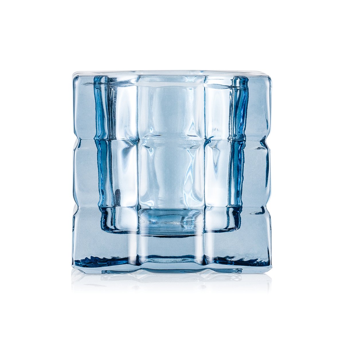 Cube Steel Blue YUYU, 6,5 x 6,5 x 6,5 cm