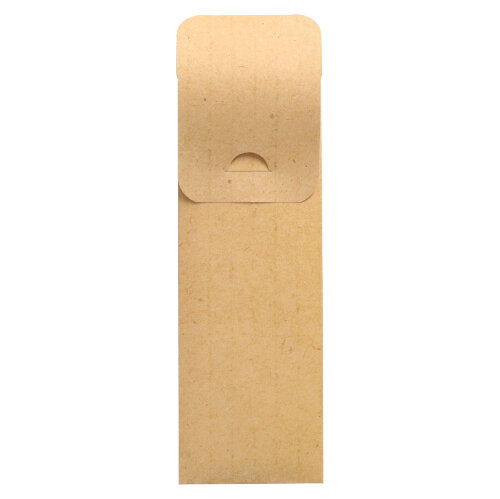 12000 Bestecktaschen 23,5 cm x 7,3 cm natur inkl. weißer Serviette 40 x 40 cm 2-lag.