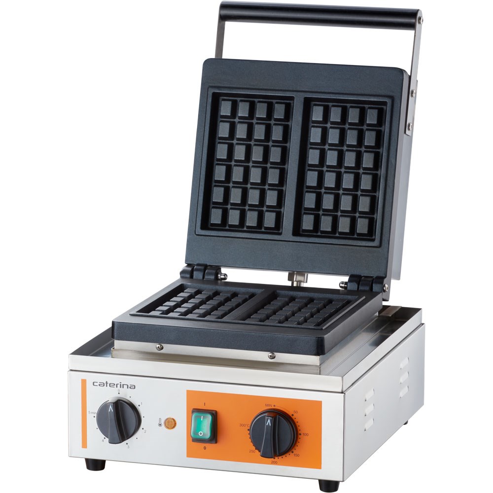 Waffeleisen CATERINA, antihaftbeschichtete Platte, 320x380x240 mm, 1,5 kW 230 V Waffeleisen CATERINA, antihaftbeschichtete Platte, 320x380x240 mm, 1,5 kW 230 V