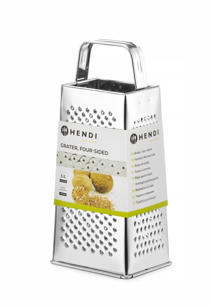 Vierkant-Küchenreibe, HENDI, 90x65x(H)200mm