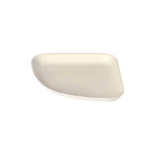 7200 Teller 1/4, Zuckerrohr "pure" 1,3 cm x 13 cm x 13 cm weiss "Belle Vie, Ligne Carrée"