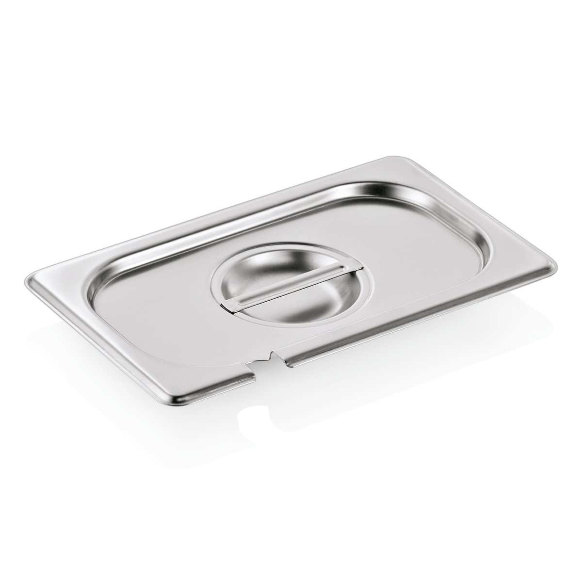 GN 1/4 Deckel mit Löffelaussparung GN 90