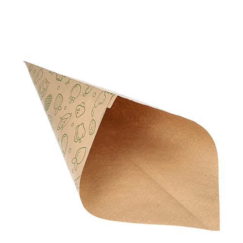 1000 Spitztüten, Kraftpapier 44 cm x 31 cm x 31 cm braun "Fruits & Vegs" Füllinhalt 750 g 60000 Spitztüten, Kraftpapier 44 cm x 31 cm x 31 cm braun "Fruits & Vegs" Füllinhalt 750 g