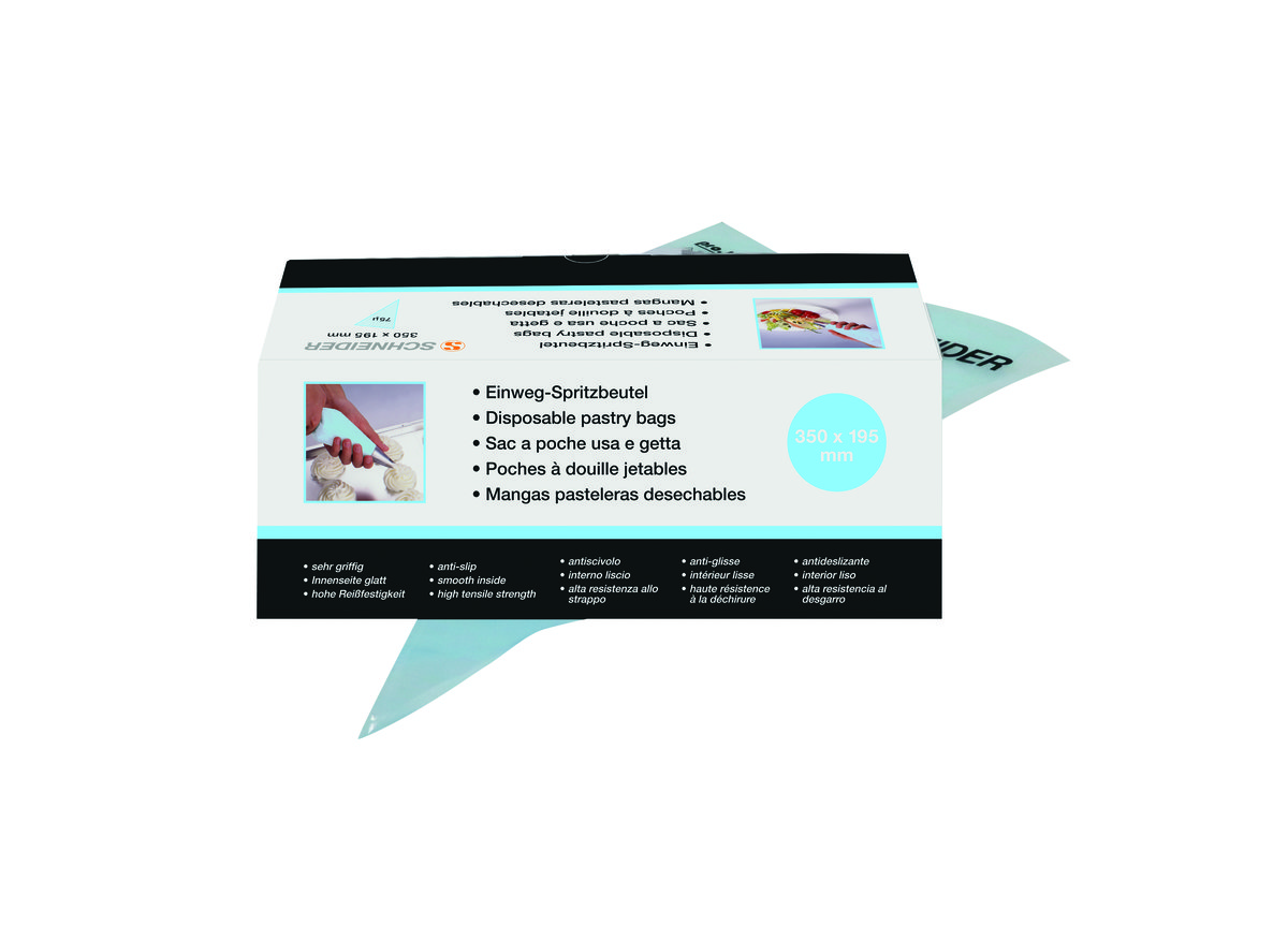 Einweg-Spritzbeutel grollt, geschlossene Spitze Einweg-Spritzbeutel grollt, geschlossene Spitze