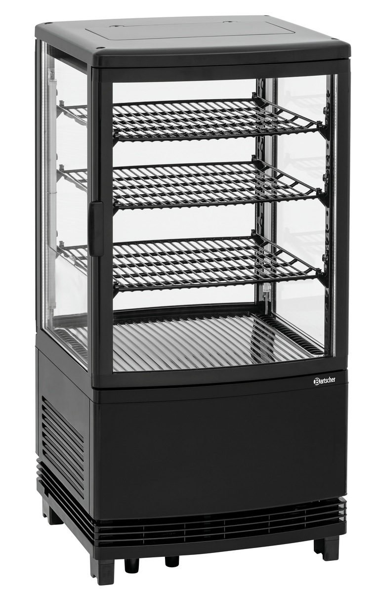 Mini-Kühlvitrine 64L2T schwarz Mini-Kühlvitrine 64L2T schwarz